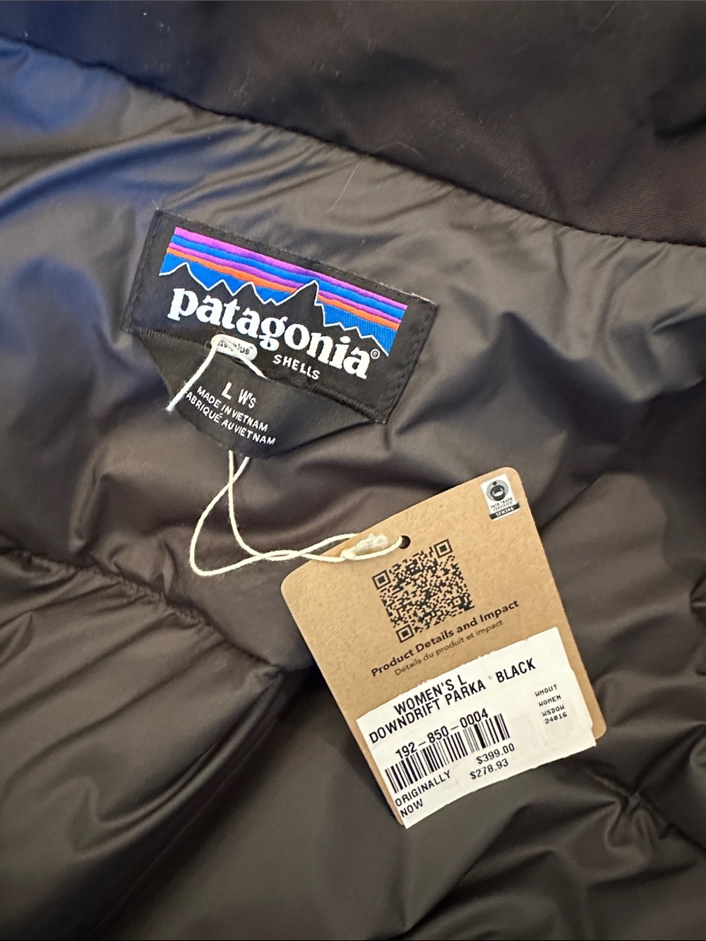 NWT Downdrift Parka - Black - Picture 4 of 4